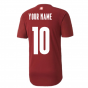 2020-2021 Switzerland Stadium Jersey (Pomegranate) (Your Name)