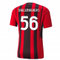 2021-2022 AC Milan Authentic Home Shirt (SAELEMAEKERS 56)