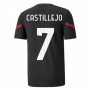 2021-2022 AC Milan Pre-Match Jersey (Black) (CASTILLEJO 7)