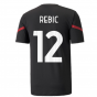 2021-2022 AC Milan Pre-Match Jersey (Black) (REBIC 12)