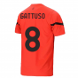 2021-2022 AC Milan Pre-Match Jersey (Red) (GATTUSO 8)