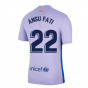 2021-2022 Barcelona Away Shirt (ANSU FATI 10)