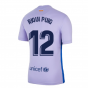 2021-2022 Barcelona Away Shirt (Kids) (RIQUI PUIG 6)