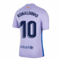 2021-2022 Barcelona Away Shirt (Kids) (RONALDINHO 10)