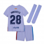 2021-2022 Barcelona Infants Away Kit (MINGUEZA 28)