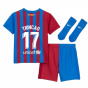 2021-2022 Barcelona Infants Home Kit (TRINCAO 17)