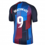 2021-2022 Barcelona Pre-Match Training Shirt (Blue) - Kids (BRAITHWAITE 12)