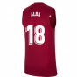 2021-2022 Barcelona Sleeveless Top (Red) (JORDI ALBA 18)