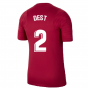 2021-2022 Barcelona Training Shirt (Noble Red) (DEST 2)