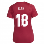 2021-2022 Barcelona Training Shirt (Noble Red) - Womens (JORDI ALBA 18)