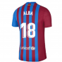 2021-2022 Barcelona Vapor Match Home Shirt (JORDI ALBA 18)