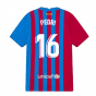 2021-2022 Barcelona Vapor Match Home Shirt (Kids) (PEDRI 16)