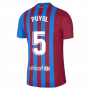 2021-2022 Barcelona Vapor Match Home Shirt (PUYOL 5)