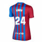 2021-2022 Barcelona Womens Home Shirt (JUNIOR 24)