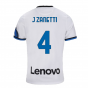 2021-2022 Inter Milan Away Shirt (J ZANETTI 4)