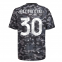 2021-2022 Juventus Pre-Match Training Shirt (Grey) (BENTANCUR 30)