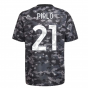 2021-2022 Juventus Pre-Match Training Shirt (Grey) (PIRLO 21)