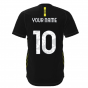 2021-2022 Juventus Travel Tee (Black) (Your Name)