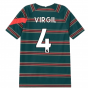 2021-2022 Liverpool Pre-Match Football Top (Atomic Teal) - Kids (VIRGIL 4)