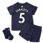 2021-2022 Man City 3rd Baby Kit (ZABALETA 5)