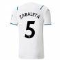 2021-2022 Man City Authentic Away Shirt (ZABALETA 5)