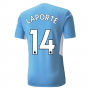 2021-2022 Man City Authentic Home Shirt (LAPORTE 14)