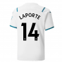 2021-2022 Man City Away Shirt (Kids) (LAPORTE 14)