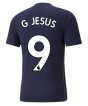 2021-2022 Man City Casuals Tee (Peacot) (G JESUS 9)