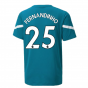 2021-2022 Man City Pre Match Jersey (Ocean Depths) - Kids (FERNANDINHO 25)