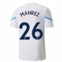 2021-2022 Man City Pre Match Jersey (White) - Kids (MAHREZ 26)