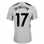 2021-2022 Man City PRO Training Jersey (White) (DE BRUYNE 17)