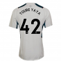 2021-2022 Man City PRO Training Jersey (White) (TOURE YAYA 42)