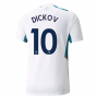 2021-2022 Man City Training Shirt (White) (DICKOV 10)