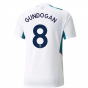 2021-2022 Man City Training Shirt (White) (GUNDOGAN 8)