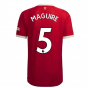 2021-2022 Man Utd Authentic Home Shirt (MAGUIRE 5)