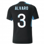 2021-2022 Marseille Training Shirt (Black) (ALVARO 3)