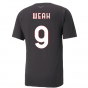 2022-2023 AC Milan Casuals Tee (Black) (WEAH 9)