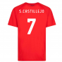 2022-2023 AC Milan Casuals Tee (Red) (S.CASTILLEJO 7)