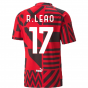 2022-2023 AC Milan Pre-Match Jersey (Red) (R.LEAO 17)