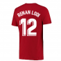 2022-2023 Atletico Madrid Crest Tee (Red) (RENAN LODI 12)