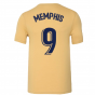 2022-2023 Barcelona Evergreen Crest Tee (Gold) (MEMPHIS 9)