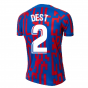 2022-2023 Barcelona Pre-Match Training Shirt (Blue) - Ladies (DEST 2)