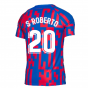 2022-2023 Barcelona Pre-Match Training Shirt (Blue) (S ROBERTO 20)