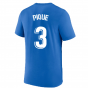 2022-2023 Barcelona Swoosh Club Tee (Blue) (PIQUE 3)