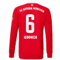 2022-2023 Bayern Munich Long Sleeve Home Shirt (KIMMICH 6)