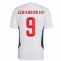 2022-2023 Bayern Munich Training Shirt (White) (LEWANDOWSKI 9)