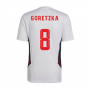 2022-2023 Bayern Munich Training Tee (White) (GORETZKA 8)