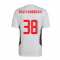 2022-2023 Bayern Munich Training Tee (White) (GRAVENBERCH 38)