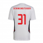 2022-2023 Bayern Munich Training Tee (White) (SCHWEINSTEIGER 31)