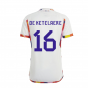 2022-2023 Belgium Away Shirt (DE KETELAERE 16)